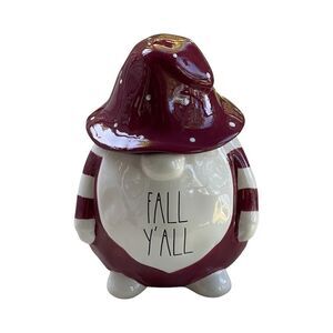 Rae Dunn FALL Y'ALL Gnome Large Cookie Canister w/ Lid NEW without tags